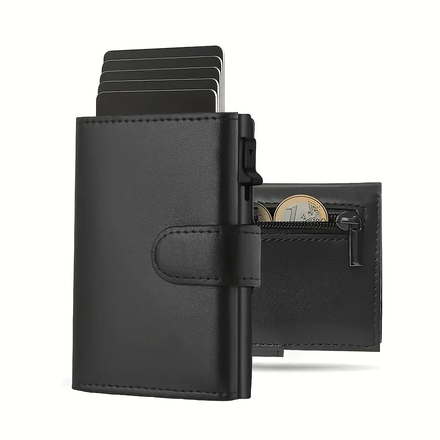 RFID Slim Wallet with Coin Case