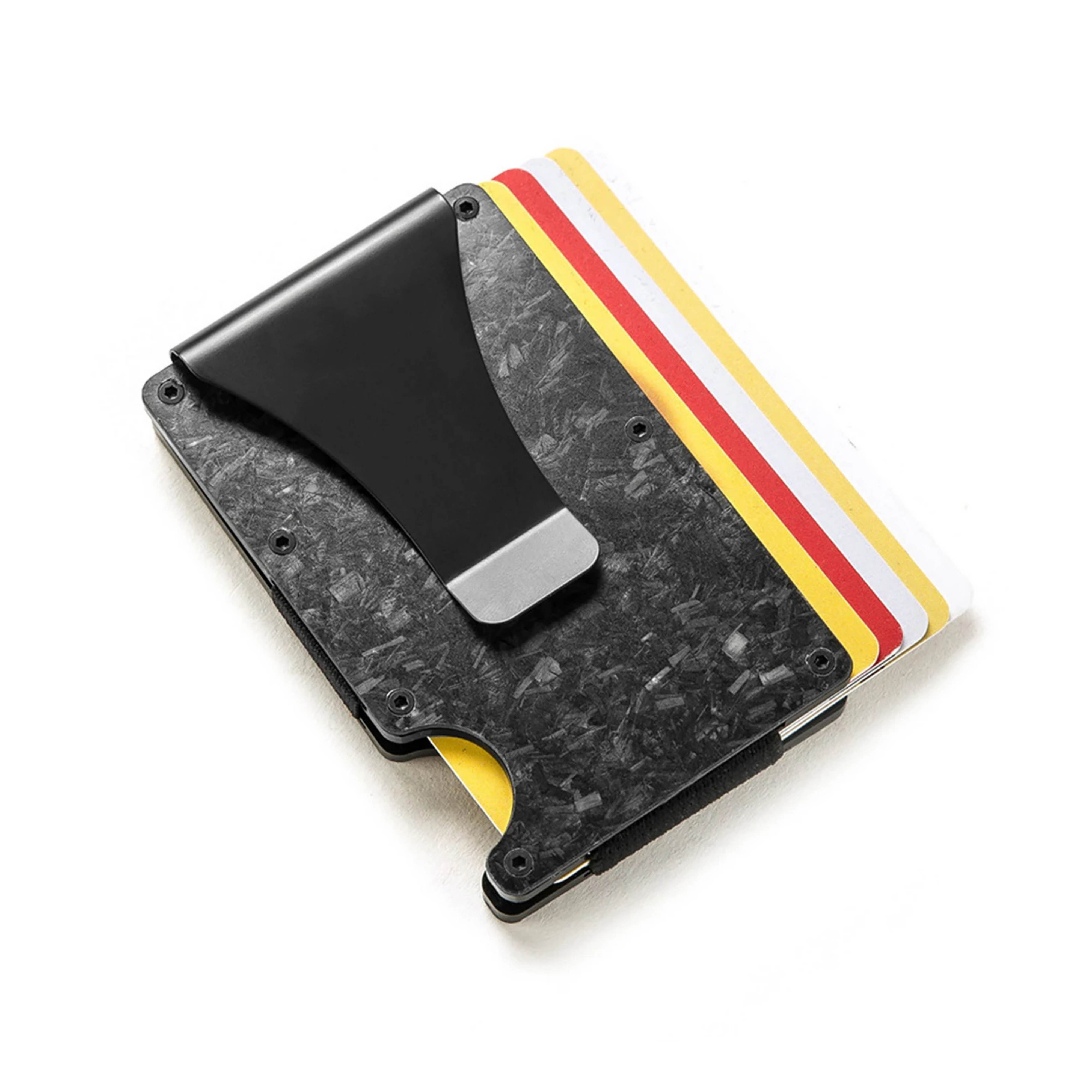 Carbon Fibre Pop-Up RFID Card Holder