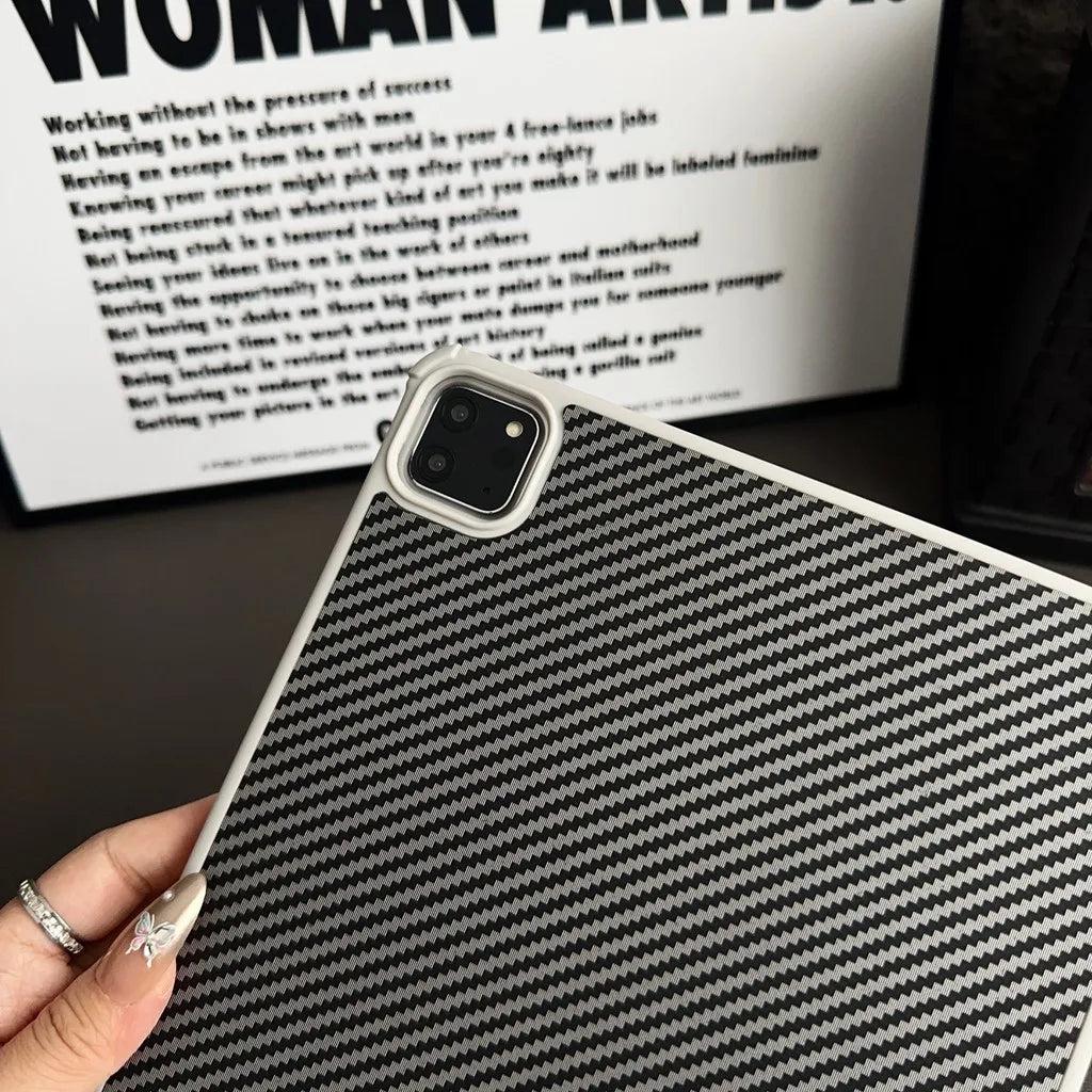 Carbon Fibre Magnetic Case For iPad
