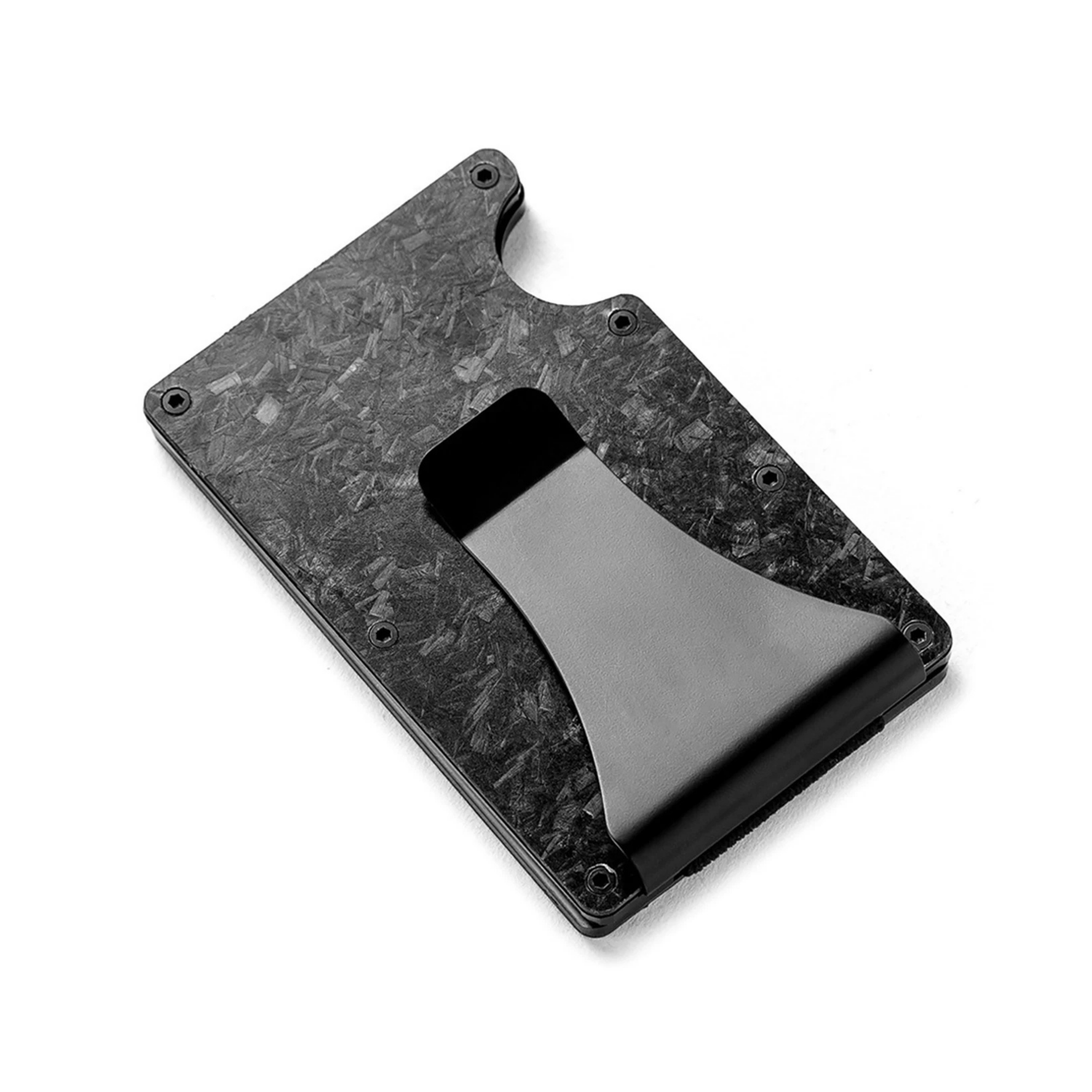 Carbon Fibre Pop-Up RFID Card Holder