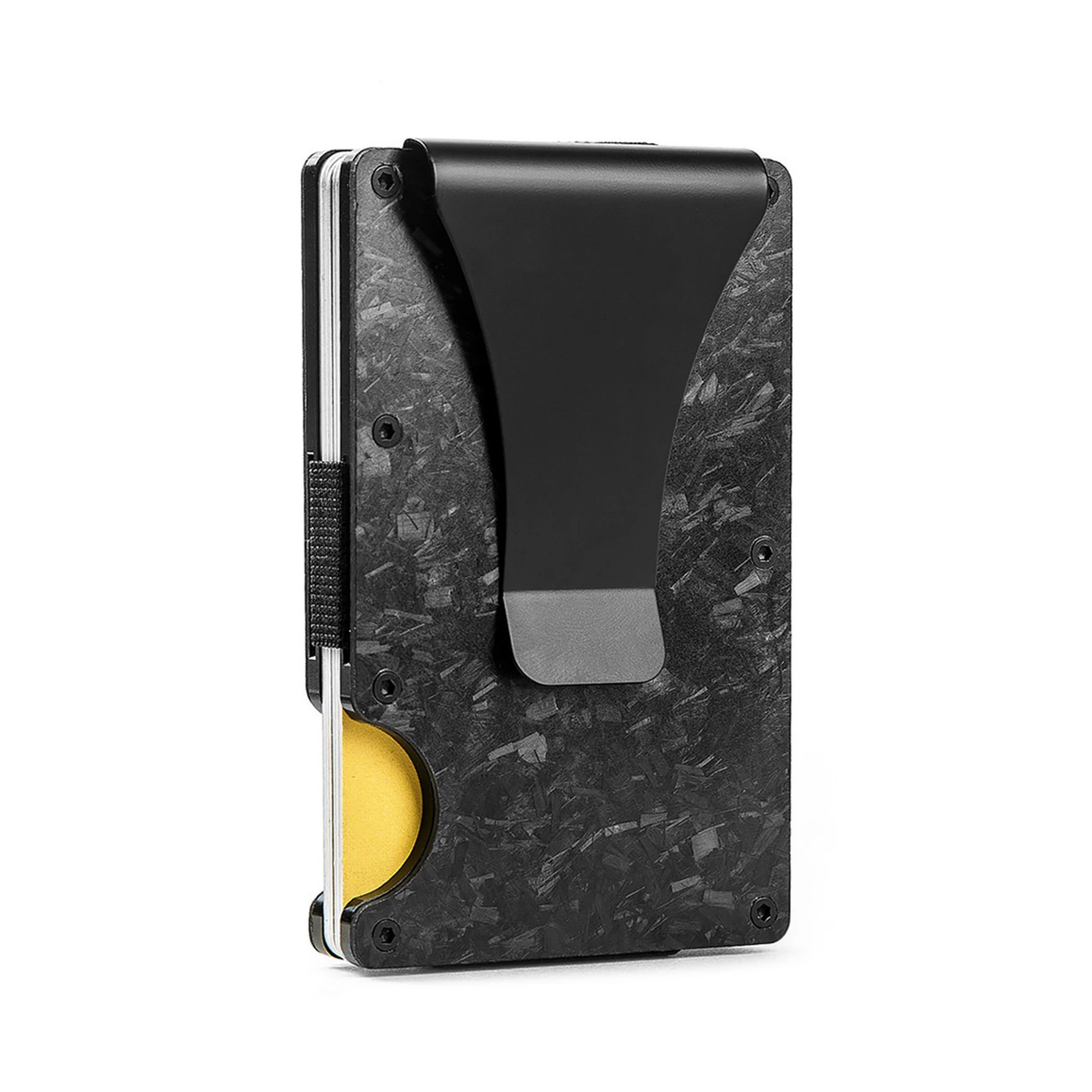 Carbon Fibre Pop-Up RFID Card Holder