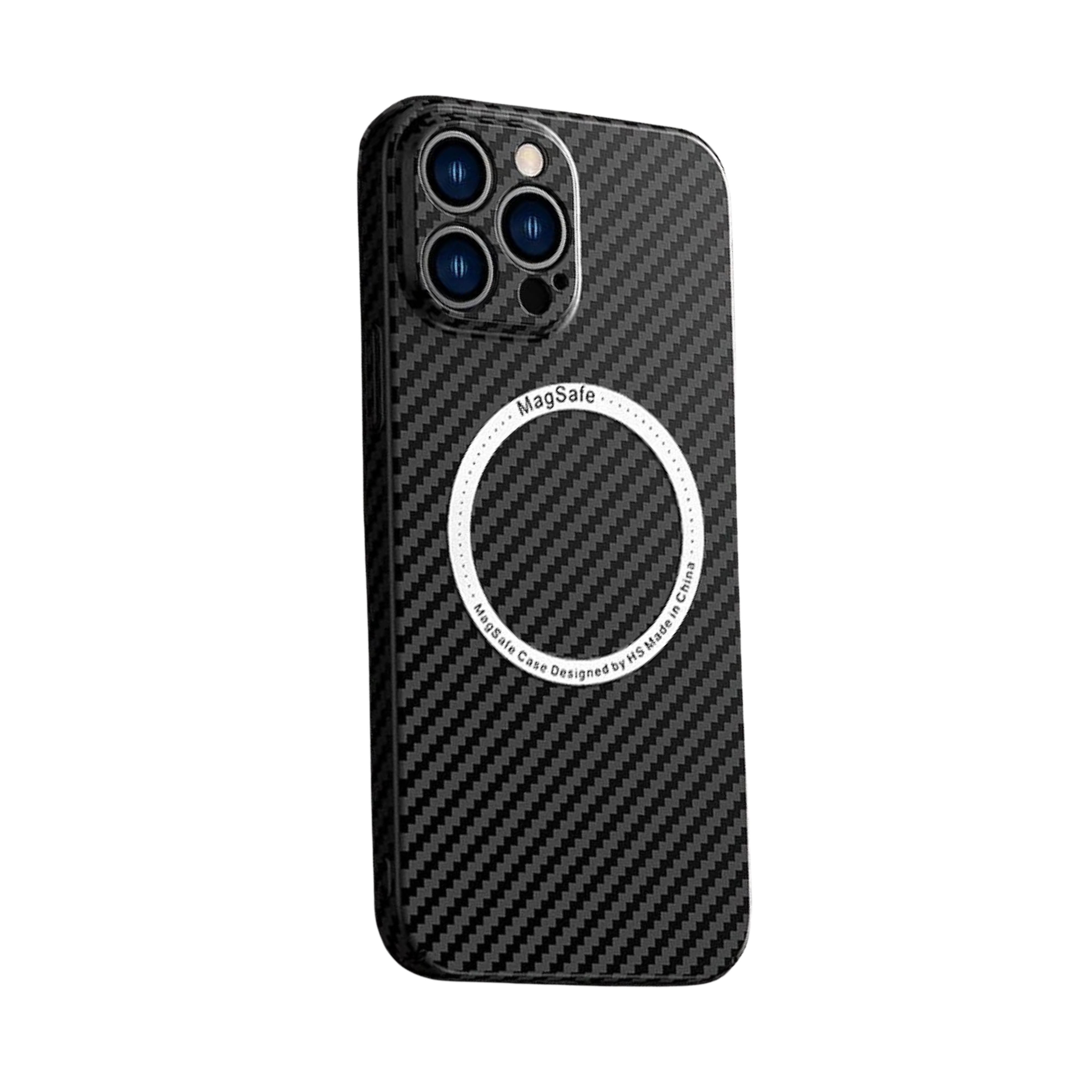 Carbon Fibre Magnetic MagSafe Case for iPhone